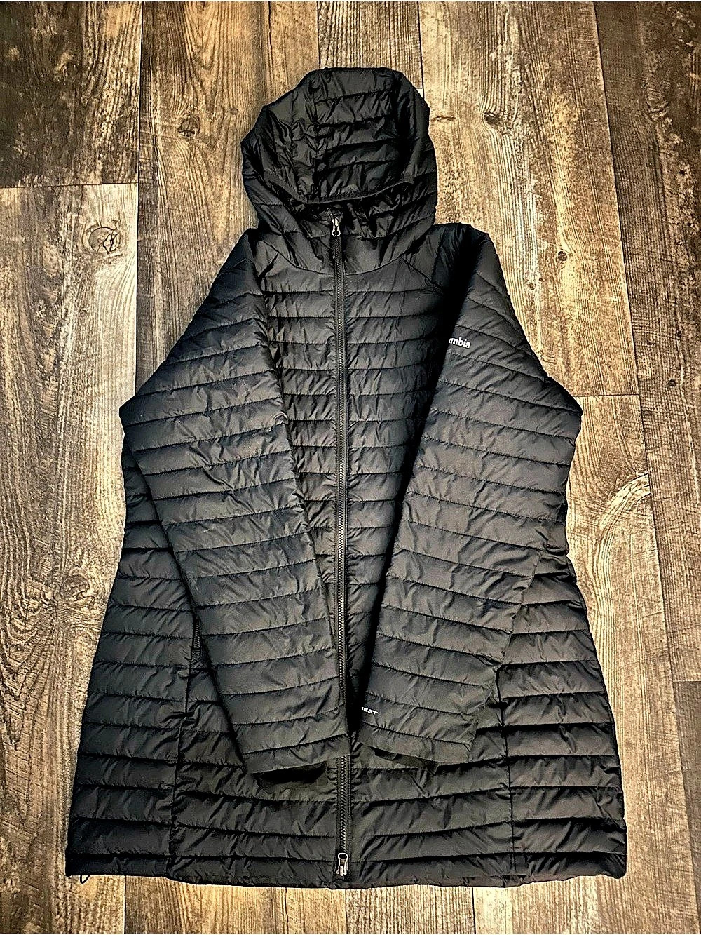 Columbia Women's Powder Lite Hooded Jacket Black Size 1X